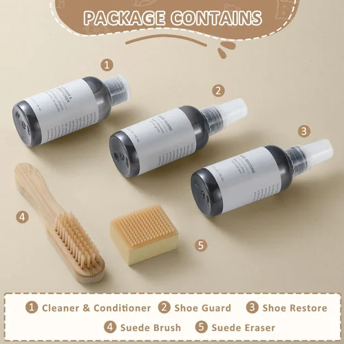 Miniatura 2 de Limpiador de zapatos, kit de limpiador de zapatos de gamuza, compatible con UGG, limpiador de zapatos y protector impermeable para zapatos, borrador