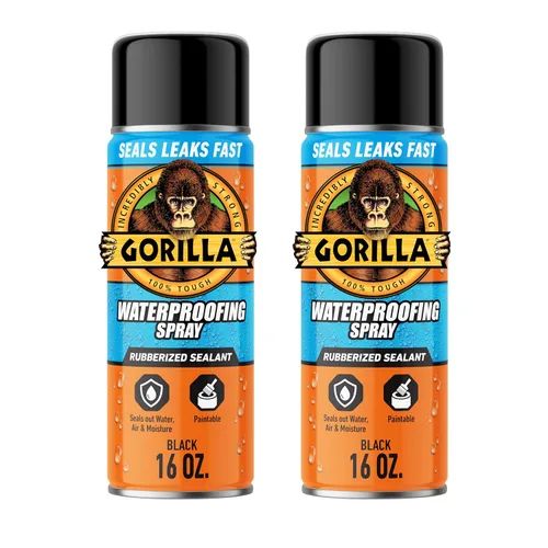Miniatura 18 de Gorilla Aerosol blanco impermeable para parchar y sellar Transparente