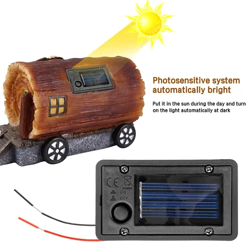 Miniatura 9 de Caja de batería, luz de linterna solar, piezas de repuesto para faroles colgantes al aire libre, contenedor, lámpara solar para el hogar, lámpara