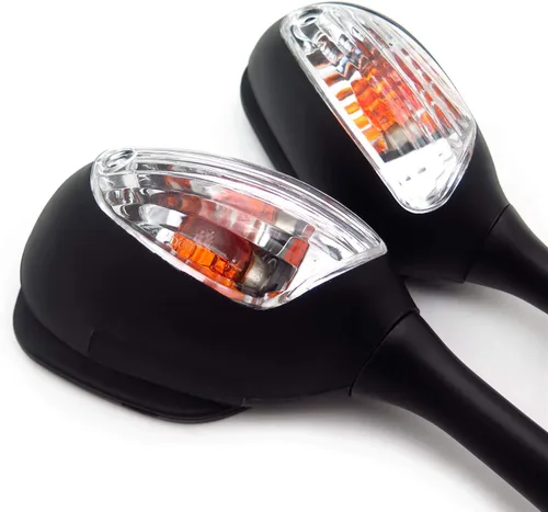 Miniatura 6 de Espejos direccionales SMT compatibles con Suzuki GSXR 1000 2005-2010 K5 K6 K7 K8 K9 carbono transparente (ZX) [B00RUEAZXQ]