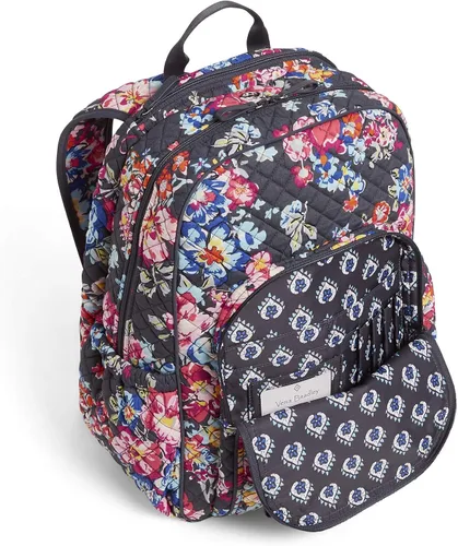 Miniatura 3 de Vera Bradley - Mochila Campus de algodón para mujer, ramilletes bonitos