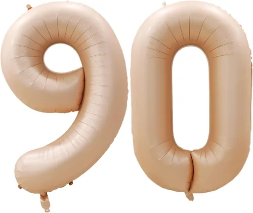 Miniatura 77 de Goer, conjunto de globos de papel aluminio para decoraciones de cumpleaños, globos de las letras de feliz cumpleaños y de números Oro