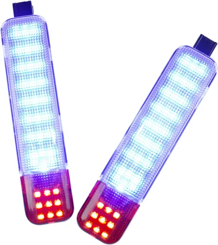 Miniatura 9 de Panel de luz LED para puertas interiores, luces de cortesía compatibles con Chevy Silverado GMC C/K, Sierra 1500 2500 3500, Suburban, Avalanche