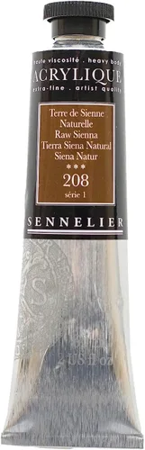 Miniatura 42 de Sennelier Acrílico para artistas extrafinos, 2.0 fl oz, luz verde cromo S3