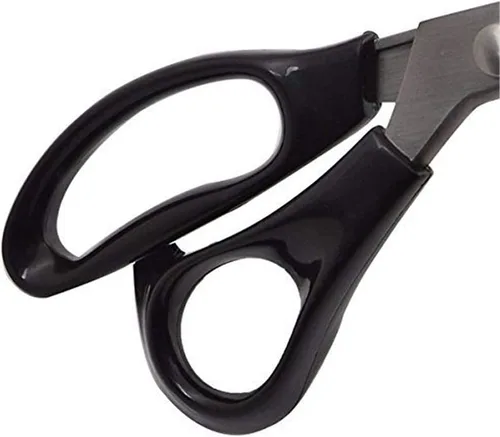 Miniatura 4 de Tijeras profesionales de costura para costura, tijeras profesionales de acero inoxidable con agarre cómodo, cuchillas dentadas y festoneadas