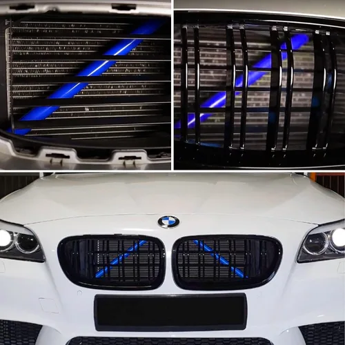 Miniatura 4 de Jaronx Compatible con insertos de parrilla BMW para series 2 5 6 7 X1 X2, F10 F11 F45 F12 F13 F01 F02 F48, Compatible con cubiertas envolventes