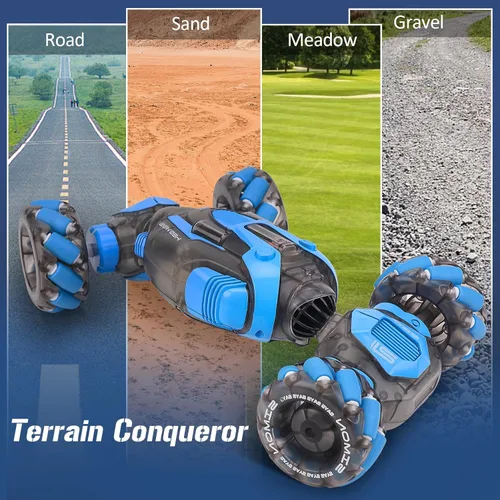 Miniatura 4 de Auto de acrobacias RC con detección de gestos para niños, juguetes de control remoto para niños de 5 a 7 años, 6 a 8, 9, 10, 11, 12 años, regalos