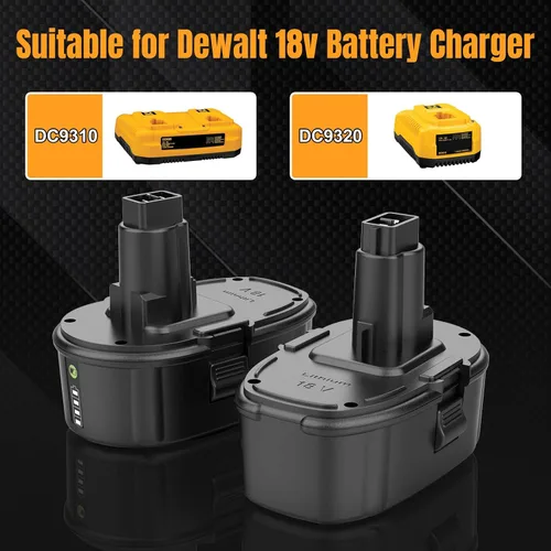 Miniatura 4 de Yabelle - Batería de litio Yabelle de 5.0Ah y 18V de remplazo para batería Dewalt de 18 Voltios. Batería de níquel-cadmio XRP. Baterías Dewalt