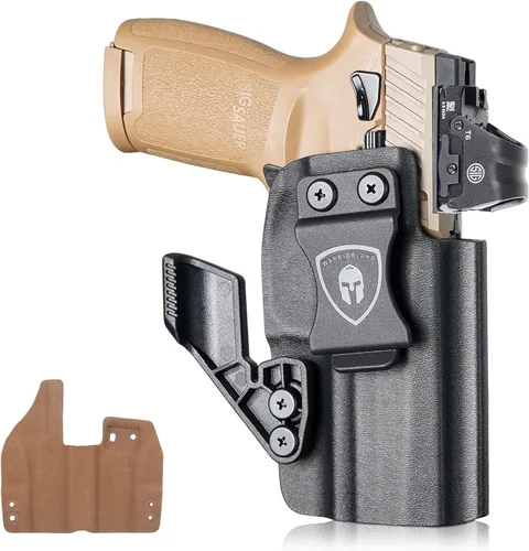 Miniatura 8 de WARRIORLAND IWB Funda Kydex con interior de cuero de gamuza, compatible con Glock 43X/43X mos/ G17/19 Gen3-5, Sig P365/P365X y P320 M18/M17, Taurus
