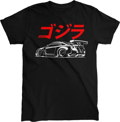 Miniatura 4 de GTR Skyline R32 R33 R34 R35 Import Camiseta de carreras japonesas Regalo de manga corta de coche de carreras para entusiastas del automóvil