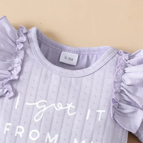 Miniatura 72 de Mioglrie Conjunto de ropa para bebé recién nacida, conjunto de pantalones cortos, conjunto floral de verano, ropa de bebé linda para niña