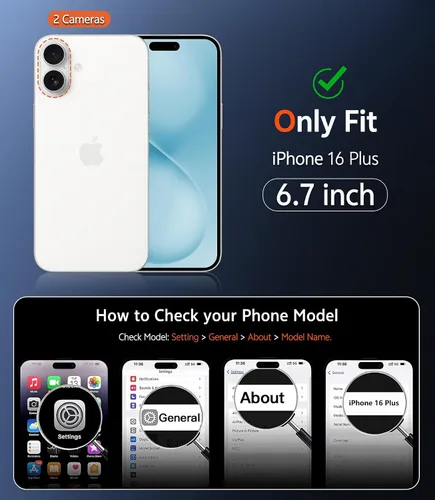 Miniatura 841 de FNTCASE Funda para iPhone 13 Pro-Max: Fundas magnéticas transparentes compatibles con Magsafe Slim anti amarillamiento protección contra caídas