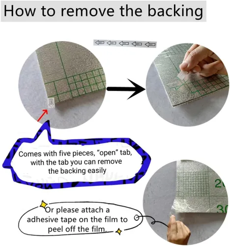 Miniatura 5 de SHENGOCASE Alfombrilla autoadhesiva recortable de 78.7 x 15.8 pulgadas, repuesto para estantes de árbol de gato, escalones de muebles de pared