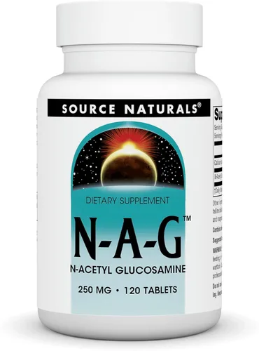 Miniatura 5 de Source Naturals N-A-G 250 mg de N-acetil glucosamina para apoyo articular y revestimiento intestinal - 60 tabletas