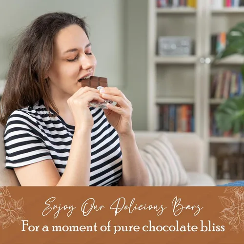 Miniatura 6 de Missy J's Organic Carob Dark Delights - Barra de caramelo de café sin azúcar, 3 onzas, paquete de 12 unidades, vegano, sin gluten y cafeína