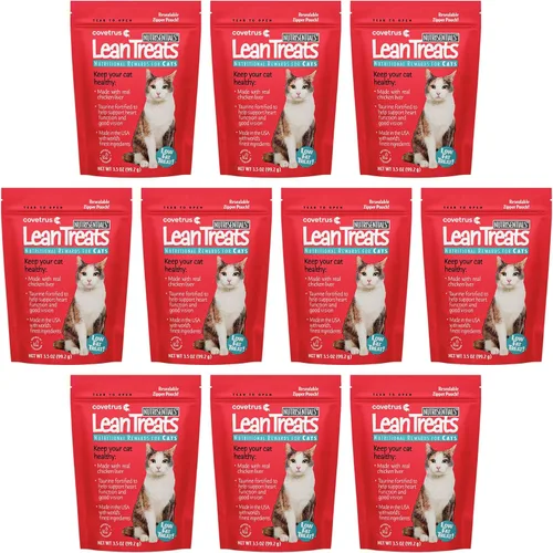 Miniatura 9 de Covetrus Nutrisential Lean Treats para gatos, sabor a pollo bajo en grasa, pequeño, mediano, grande, 1 paquete, 3.5 onzas