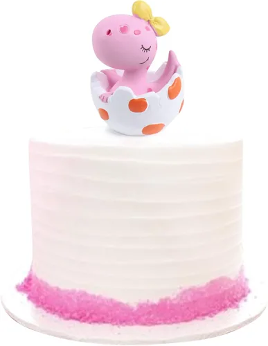 Miniatura 14 de Ercadio Paquete de 32 adornos para cupcakes de dinosaurios de dibujos animados, lindos dinosaurios para bebé, temática de dinosaurio, baby shower