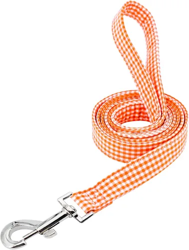Miniatura 7 de Tunkoo Collar para perro con pajarita, elegante, a cuadros, suave, cómodo, de algodón, ajustable, hebilla de metal de alta calidad, pequeño, Cuello
