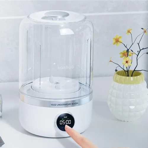 Miniatura 6 de Lavadora, Lavadora de ropa interior portátil recargable, 10 W, silenciosa, recargable, para ropa interior, ropa de bebé