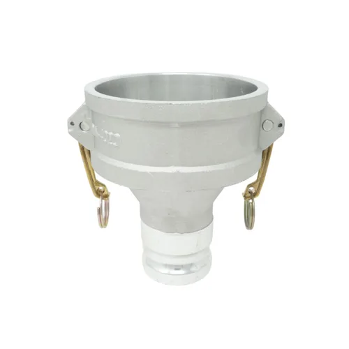 Gloxco Tipo de aluminio DA leva y ranura de manguera de montaje, reductor, 4 "Camlock hembra x 2 "Camlock macho (CAM-4020-DA-AL)