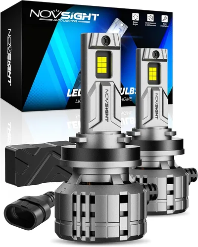 Miniatura 9 de NOVSIGHT Bombillas antiniebla H4/9003 88000LM, 900% bombillas antiniebla ultra brillantes, paquete de 2