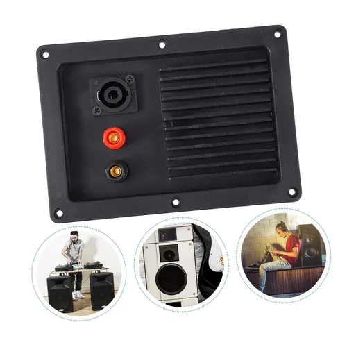 Miniatura 6 de Terminal de altavoz de repuesto, 2 piezas, conector de copa para subwoofer y terminales de cable de altavoz, conectores de altavoz duraderos