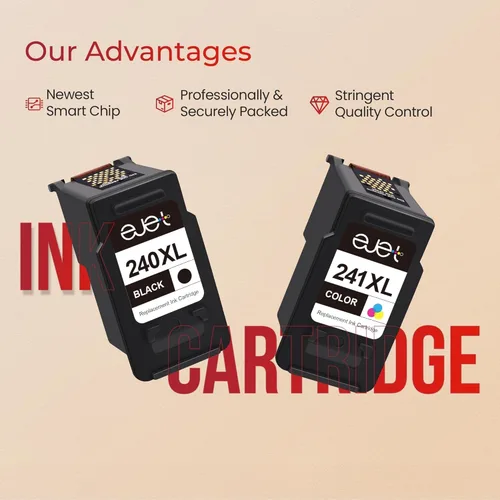 Miniatura 6 de PG-240XL/CL-241XL Cartucho de tinta de repuesto para Canon 240XL 241XL Combo Pack para Canon Ink 240 241 Alta capacidad para impresora Pixma MG3620