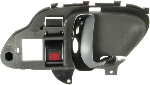 Miniatura 11 de TRQ Manija Interior de Puerta del Lado del Pasajero Negra Compatible con Ford Bronco 1987-1996 F-150 1987-1997 F-250 1997 F-250 HD F-350