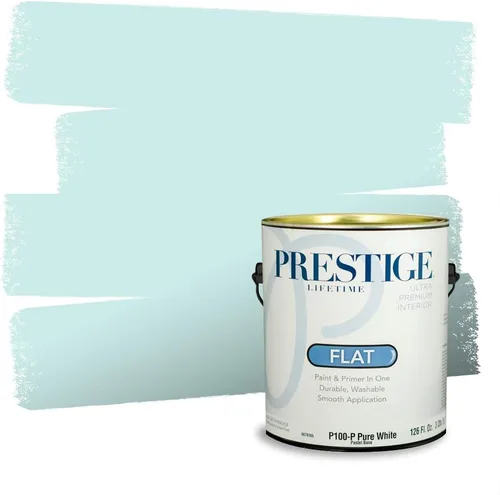 Miniatura 1137 de Pintura Exterior + imprimación PRESTIGE, todo-en-uno, 1 galón, acabado mate, color comparable al Valspar* Royal Gray* VS151-Gris real