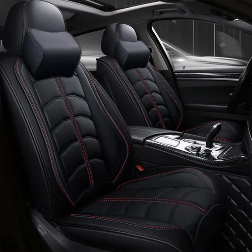 Miniatura 15 de Funda de asiento de automóvil para Mini Cooper 2002-2012, duradera, resistente al desgaste, impermeable, transpirable, sin olor, accesorios para Rojo