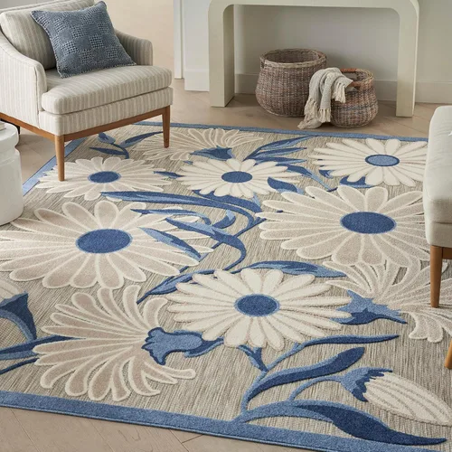 Miniatura 25 de Nourison Home Aloha - Alfombra beige de 2 pies 3 pulgadas x 12 pies, fácil de limpiar, no se desprende, para dormitorio, sala de estar, comedor