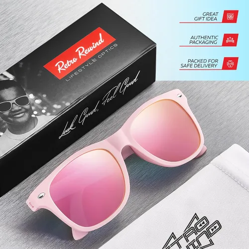 Miniatura 136 de Retro Rewind Lentes de sol para niños y niñas de 3 a 12 años, inastillables, UV400, lentes de sol para niños pequeños