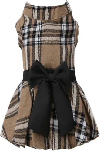 Miniatura 10 de Vestidos para mascotas para perros pequeños, gatos y niñas, lindo vestido de princesa con lazo, camisa para cachorros, falda para todo