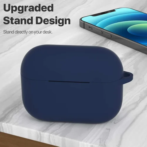 Miniatura 2 de Funda para AirPods Pro de 2ª generación, accesorios protectores de silicona con llavero para mujeres y hombres para Apple AirPods Pro Gen 2 (2022)