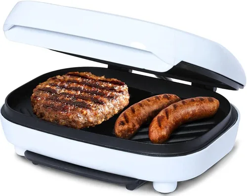 Miniatura 5 de Brentwood Appliances TS-605 - Parrilla eléctrica de contacto con capacidad de 2 rebanadas, color blanco