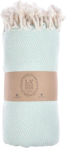 Miniatura 2 de Lahammam - Toalla de playa bordada personalizada, fácil de transportar, sin arena, altamente absorbente, de secado rápido, toallas turcas para Aqua