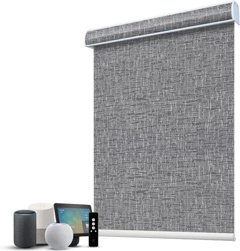 Miniatura 65 de SmartWings Persianas Motorizadas con Filtro de Luz, Compatible con Matter Thread Homekit Z-Wave Alexa Google, Persianas con 70% de Opacidad Safari