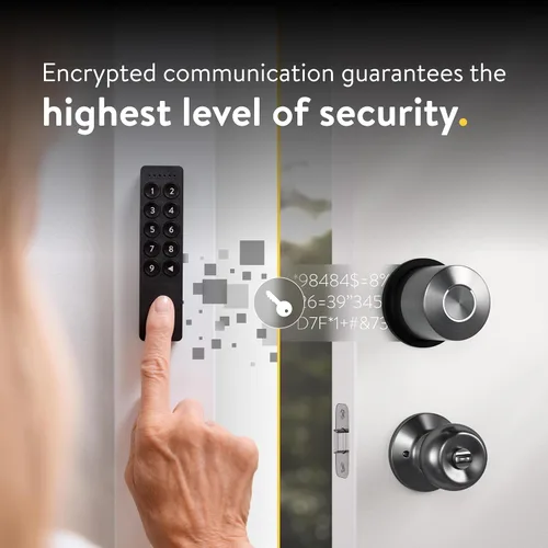 Miniatura 8 de Nuki Keypad 2, Acceso a puerta por huella dactilar, Entrada segura por código para cerradura inteligente, Fácil instalación, Entrada sin llave