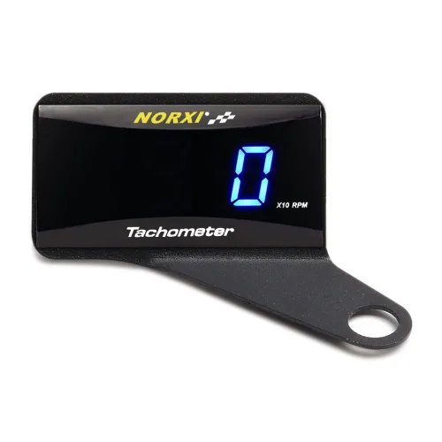 Miniatura 11 de Taquímetro Digital Universal Medidor RPM para Motocicleta y Auto, Impermeable, Electrónico (Azul)
