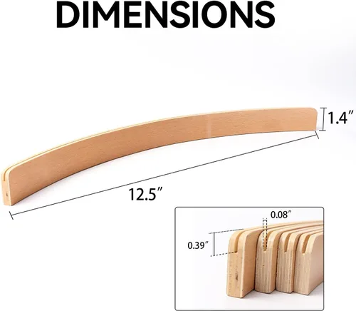 Miniatura 2 de GSE Games & Sports Expert Juego de 4 soportes para naipes de madera, bandejas curvas para puente, manos y pies, Rummy, juegos de cartas UNO