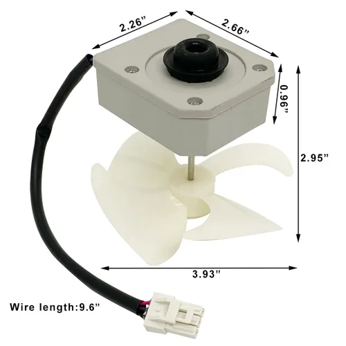 Miniatura 5 de KBL-48ZWT05-1202A Conjunto del motor del ventilador del evaporador del refrigerador para Frigidaire 5304518492, Magic Chef 3059900004, refrigerador
