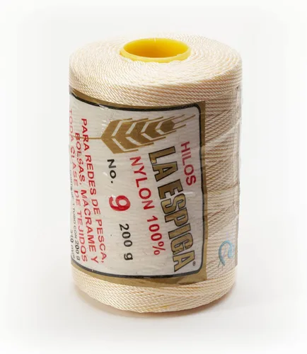 Miniatura 63 de N° 9 - 100% Cordón de Hilo de Nylon Omega para Tejer y Crochet - 01 Blanco