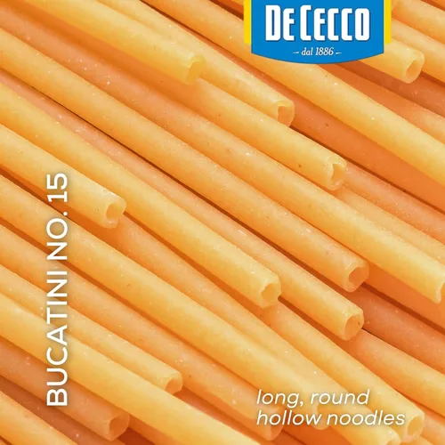 Miniatura 3 de De Cecco Pasta de sémola Bucatini No.15, 1 libra, 16 onzas