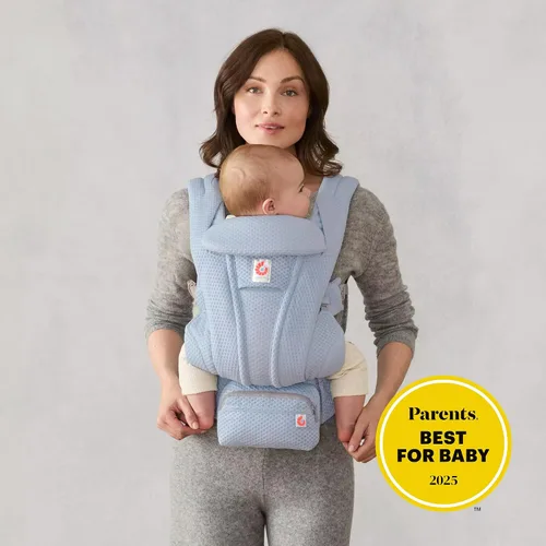 Miniatura 2 de Ergobaby Omni Deluxe - Portabebés de lujo para recién nacidos a niños pequeños, transpirables, para el verano, portabebés para todas las posiciones