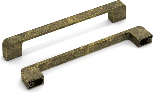 Miniatura 35 de Paquete de 5 tiradores para gabinete de 3–3/4 pulgadas, color negro mate, manijas negras para cajones, manijas para alacena de cocina, herrajes