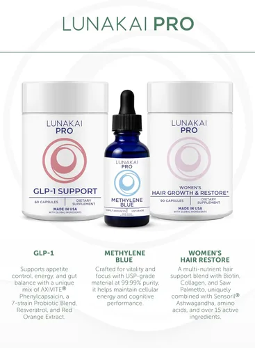 Miniatura 9 de Lunakai Fórmula NAD+ de doble vía fabricada en Estados Unidos con NR y resveratrol - Suplemento natural de NAD para mujeres y hombres