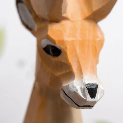Miniatura 7 de Bolígrafo de gel de animales tallados en madera 100% hecha a mano, jirafa, perro, tigre, unicornio, lindo, material escolar, suministros de oficina