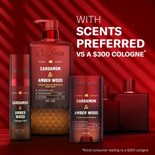 Miniatura 13 de Old Spice The Spice Alchemist Collection, desodorante sin aluminio para hombres, aroma infundido de colonia 24/7, fórmula sin intercambio, libre