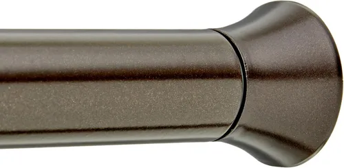 Miniatura 13 de Amazon Basics Barra de cortina de tensión, 36-54 pulgadas de longitud ajustable, acabado clásico, blanco