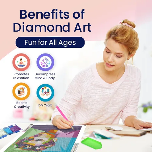 Miniatura 3 de Modern Merch Justin Bieber - Kit de arte de diamantes para adultos, arte pop 5D de celebridades, kit de pintura de diamantes para adultos